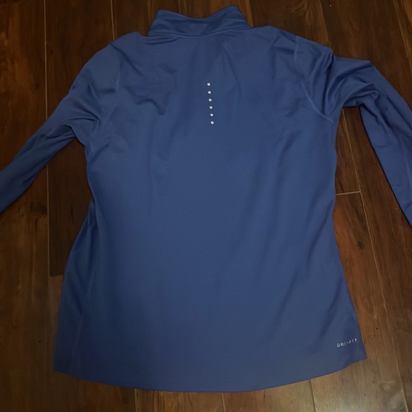 Bluish Purple Nike Quarter Zip - Picture 2 of 3